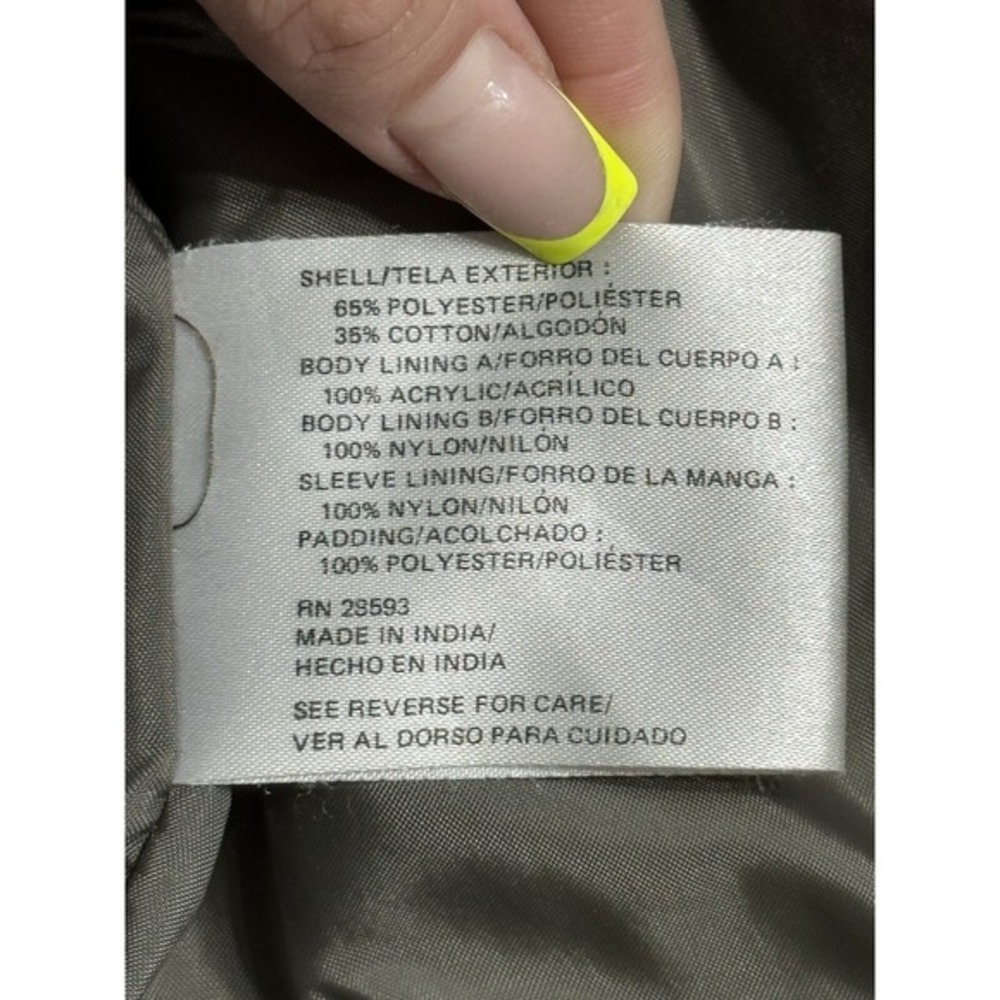 Members Only‎ Mens Jacket Vintage Green Blue Bomber Full Zip Lined Size Medium - Picture 10 of 13